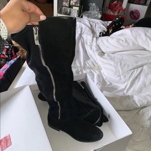 Black knee boots Aldo Dyna